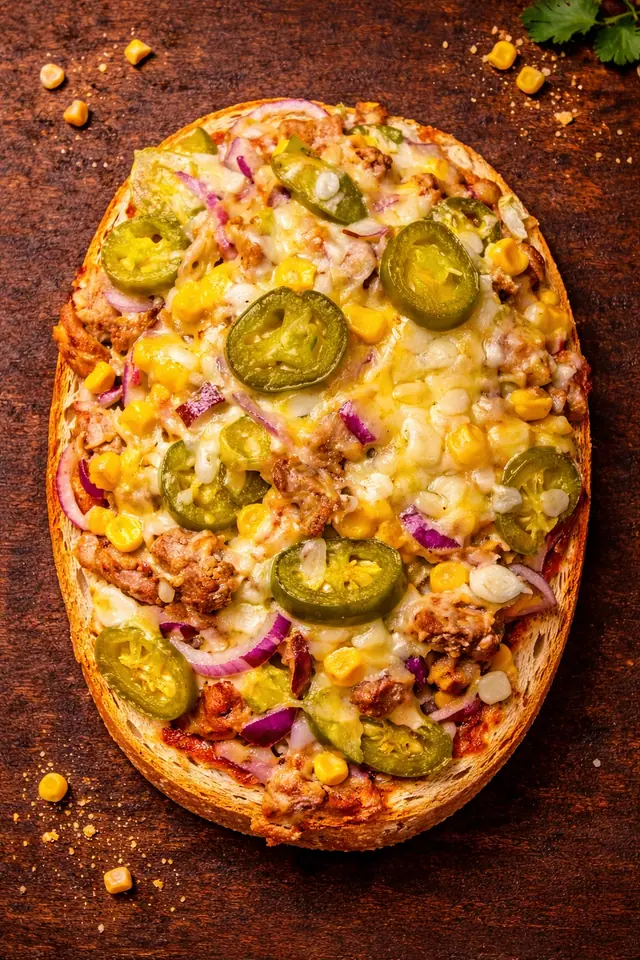 Zapiekanka meksykańska z papryką i nachosami