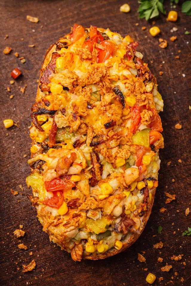 Zapiekanka piekielna z ostrym sosem i jalapeño